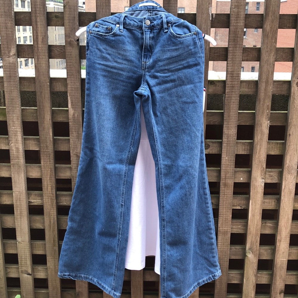 Tractor flare jeans